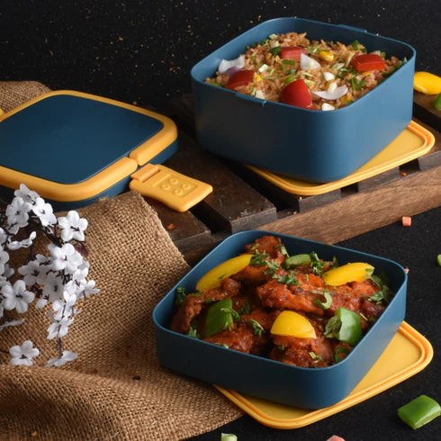 Morwee Double-Layer Portable Lunch Box