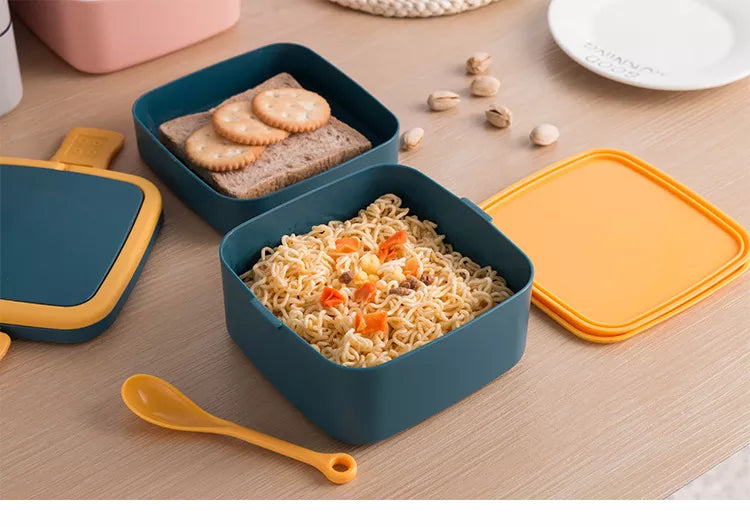 Morwee Double-Layer Portable Lunch Box