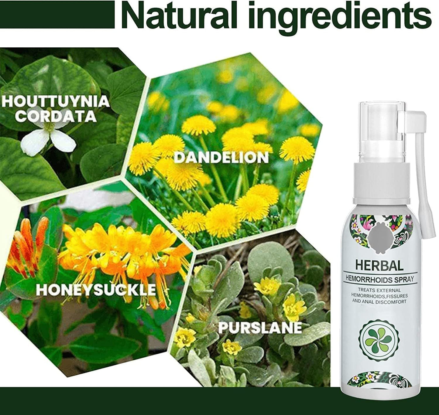 Herbal Hemorrhoids Spray 🔥BUY 1 GET 1 Free🔥