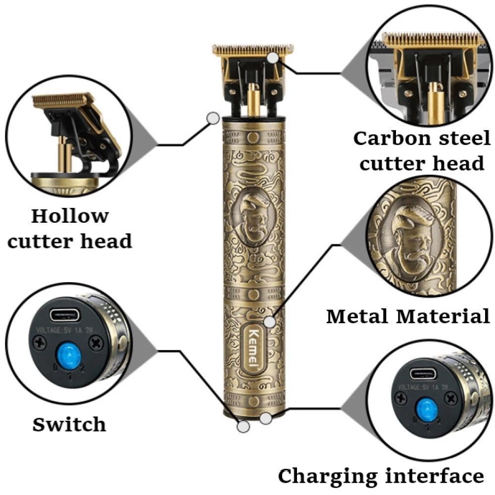 Fasharo 6 in 1 Electric Hair Trimmer for Men, Upgraded Professional Clippers Set