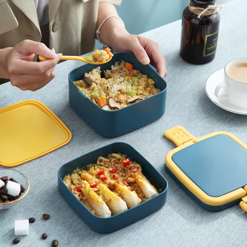 Morwee Double-Layer Portable Lunch Box