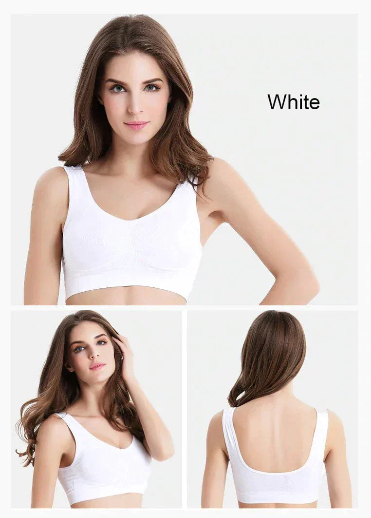 🎁 WOMEN'S COTTON SOLID NON PADDED AIR BRA (PACK OF 3) - Free Size