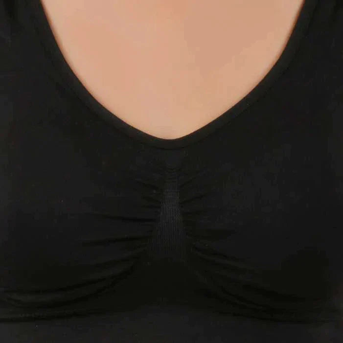 🎁 WOMEN'S COTTON SOLID NON PADDED AIR BRA (PACK OF 3) - Free Size